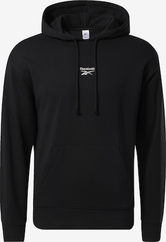 Reebok - Sudadera en negro: frente