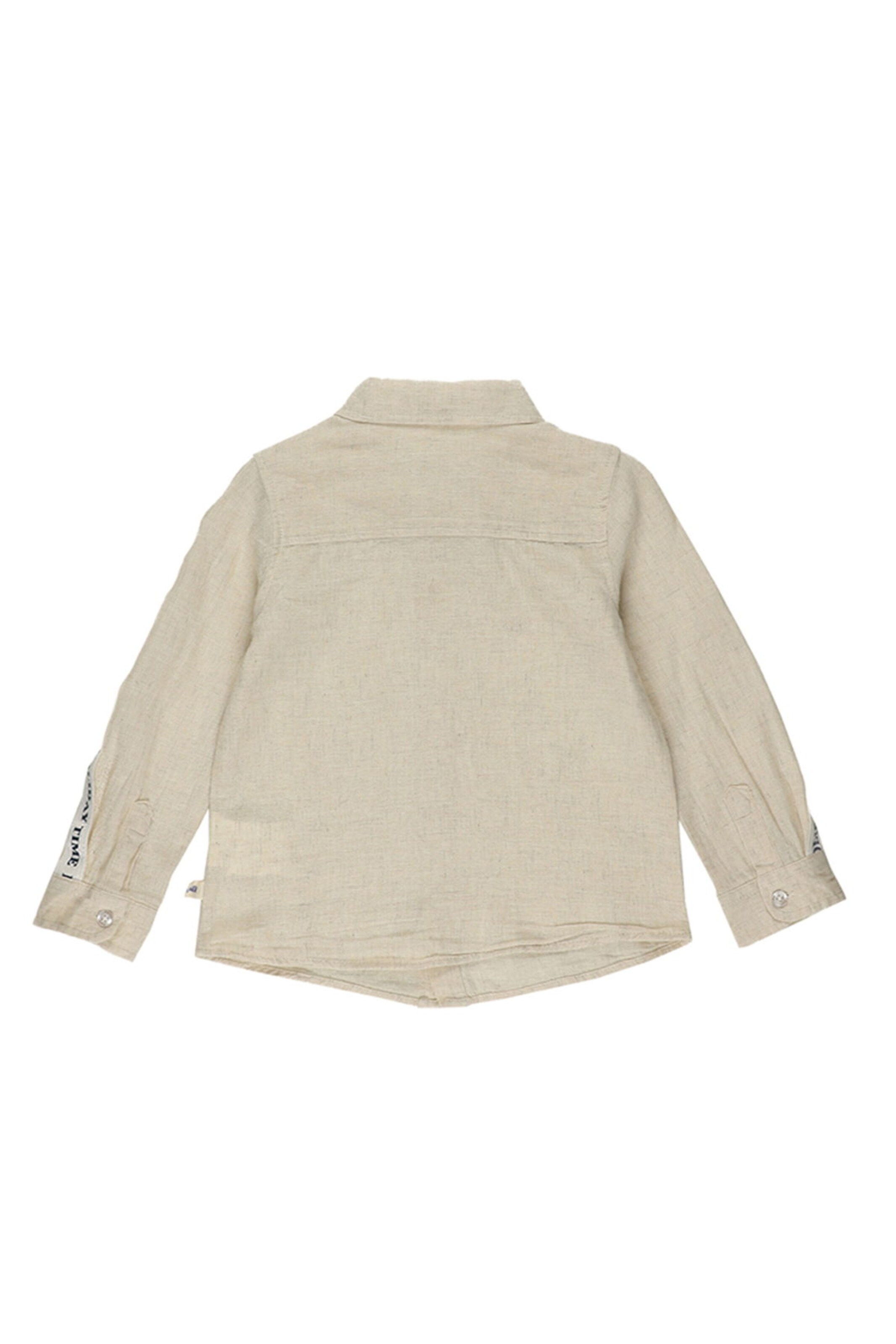 Panço Regular fit Button up shirt in Beige