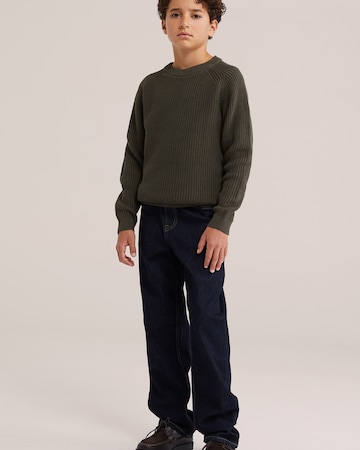 Pull-over WE Fashion en vert