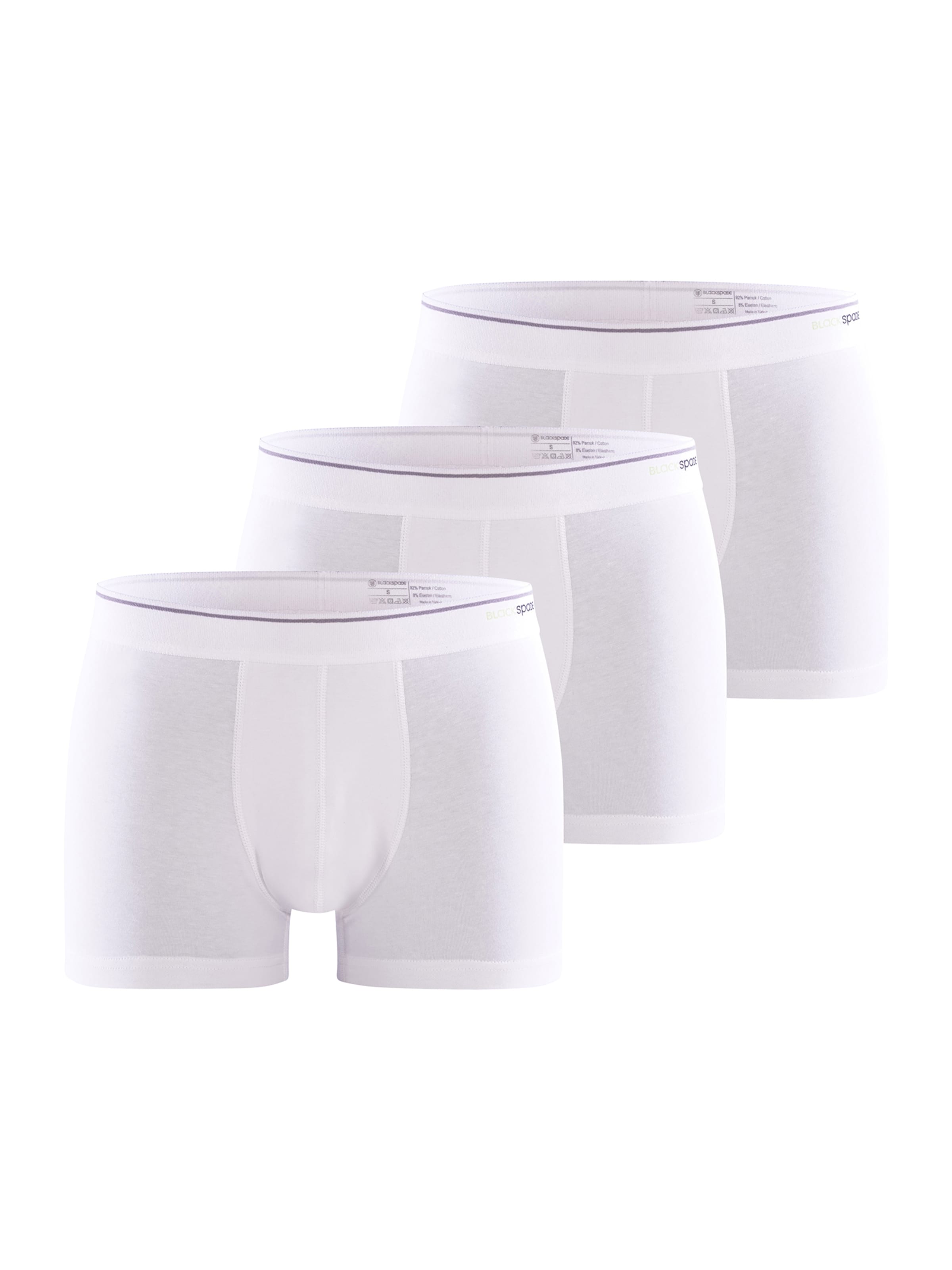 Blackspade Boxer shorts ' Tender Cotton ' in White: front