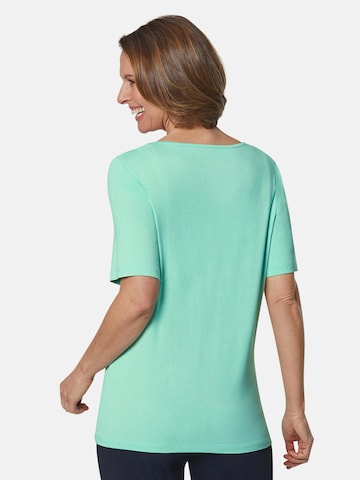 Goldner Shirt in Blau