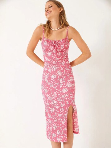 Robe Bianco Lucci en rose : devant