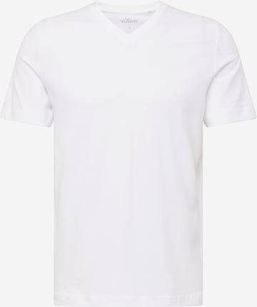 s.Oliver Shirt in Wit: voorkant