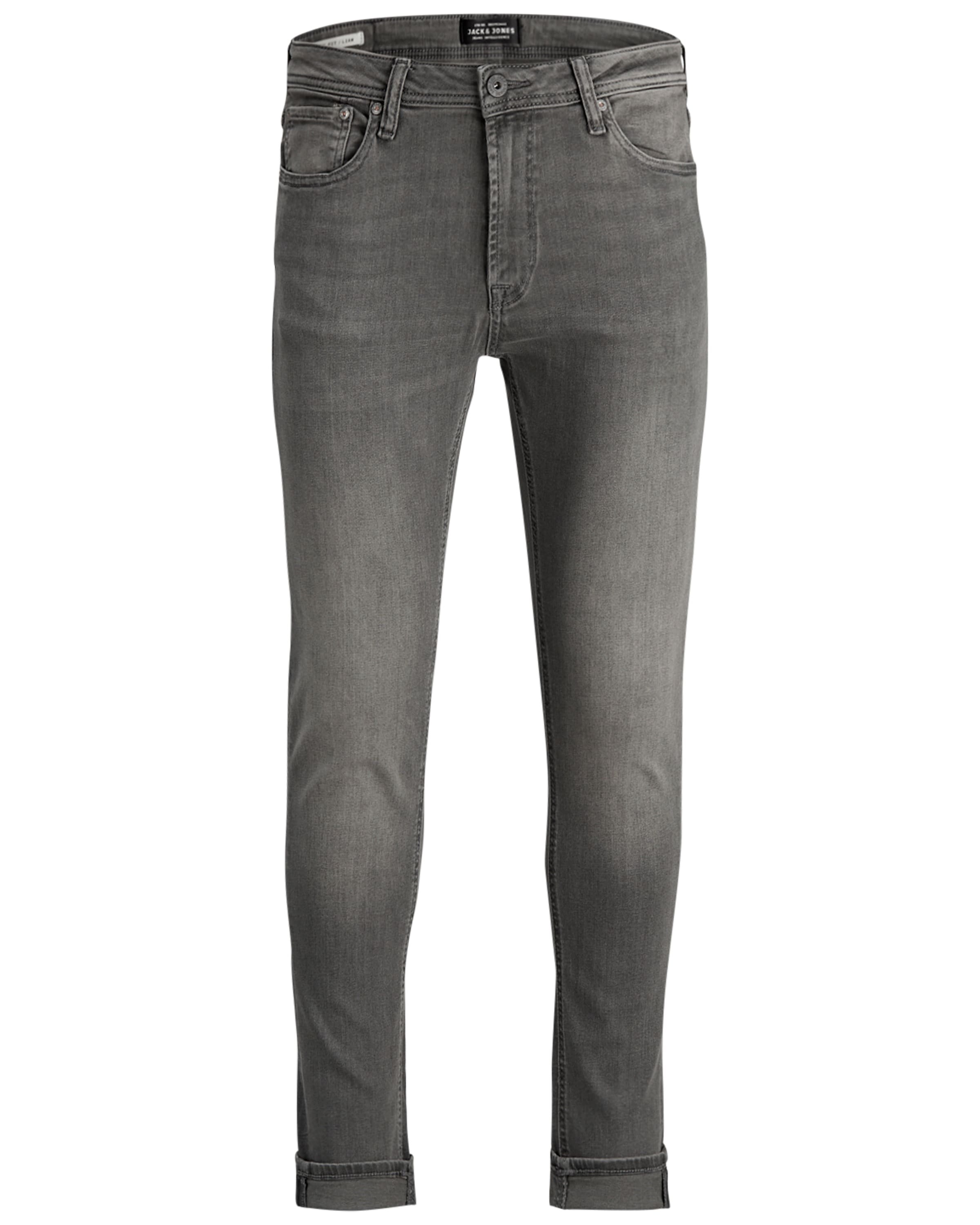 JACK & JONES Skinny Jeans 'JJILiam JJOriginal' in Grey: front