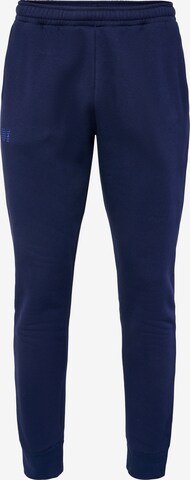 Hummel Regular Workout Pants 'COURT' in Blue: front