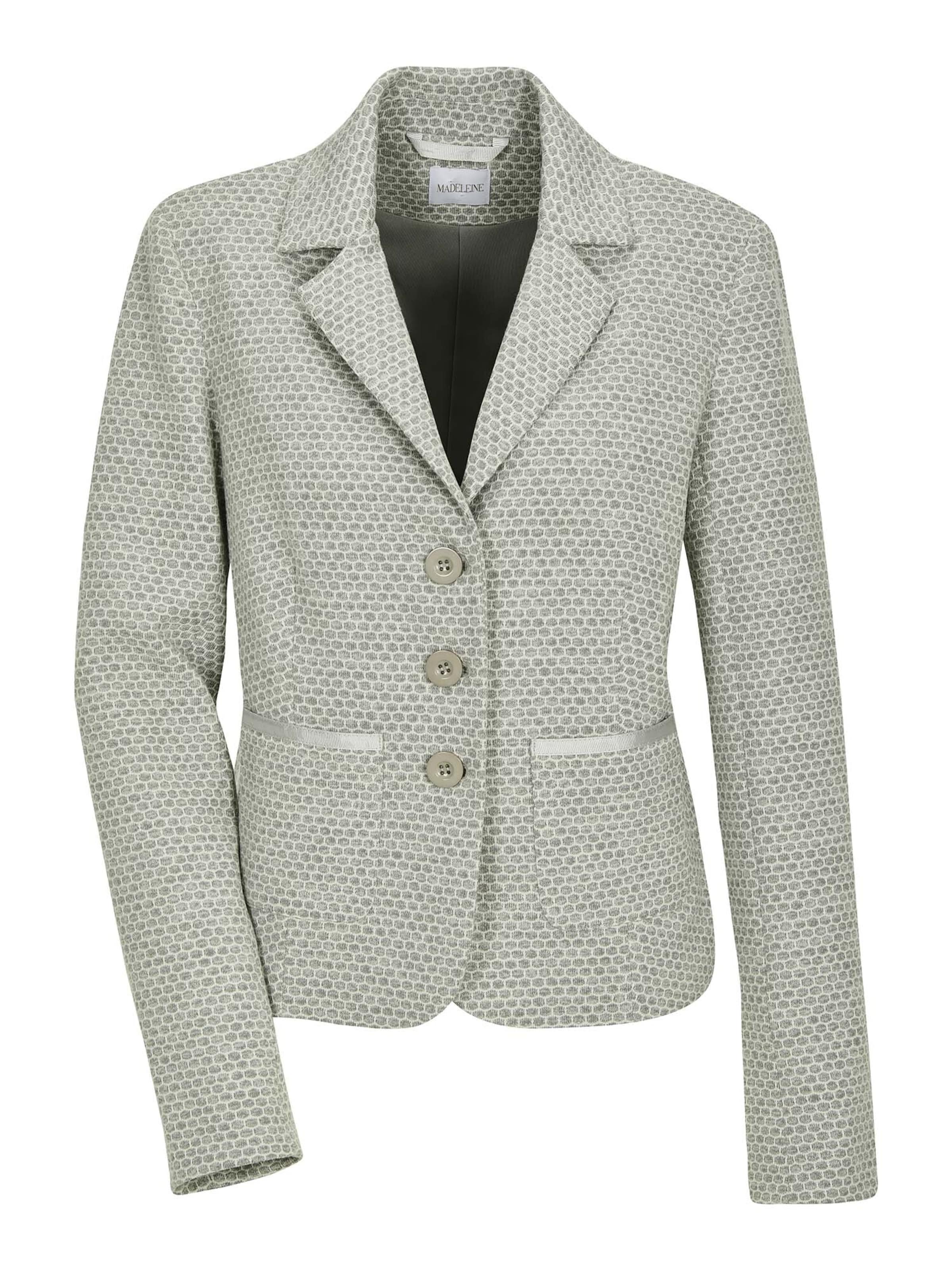 Blazer MADELEINE en argent : devant