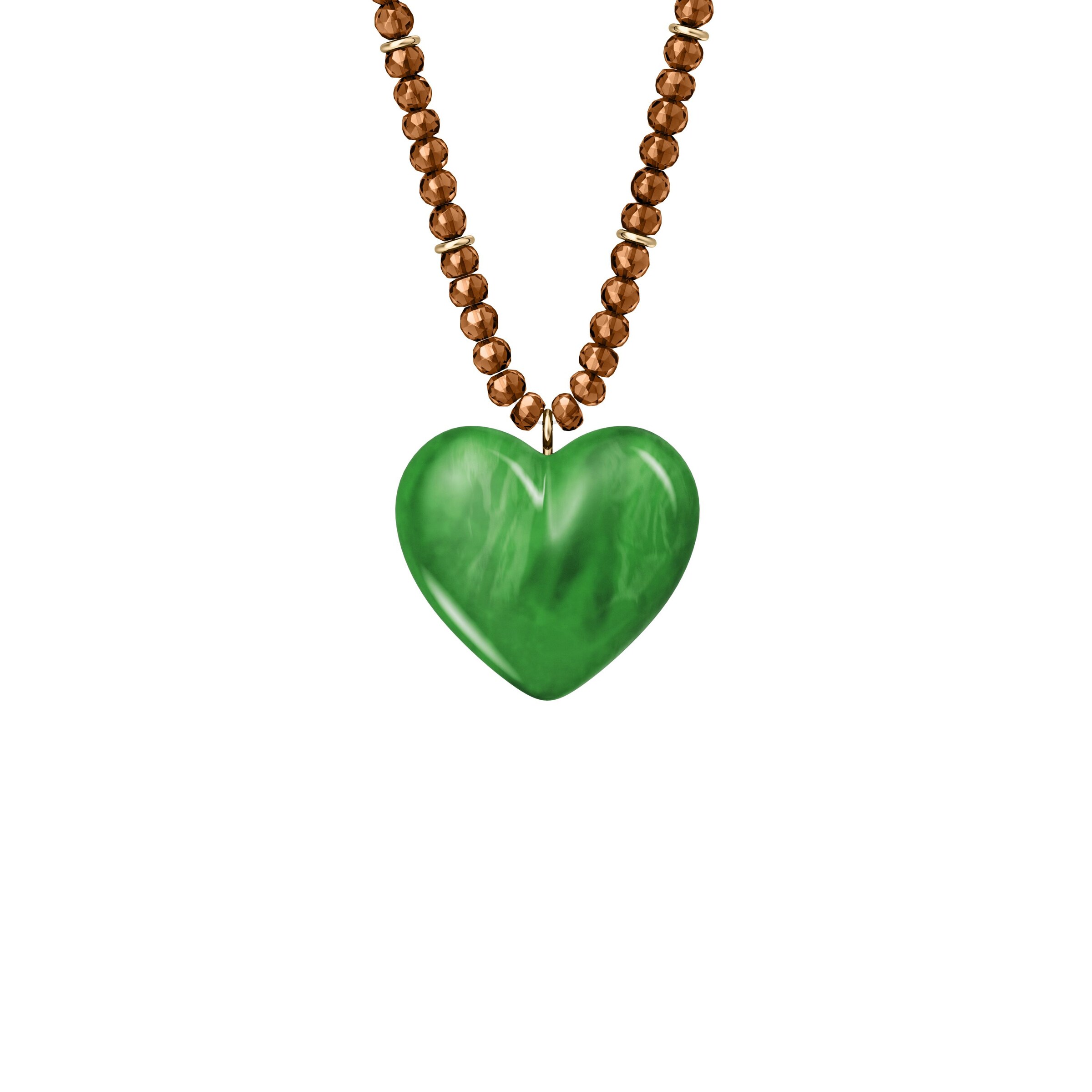FOSSIL Necklace in Brown
