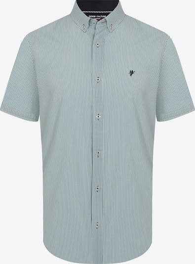 DENIM CULTURE Overhemd ' TIM ' in de kleur Groen / Wit, Productweergave