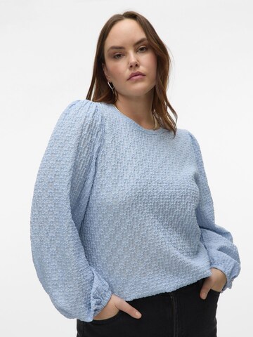 Vero Moda Curve Bluse 'VMCFlower' i blå