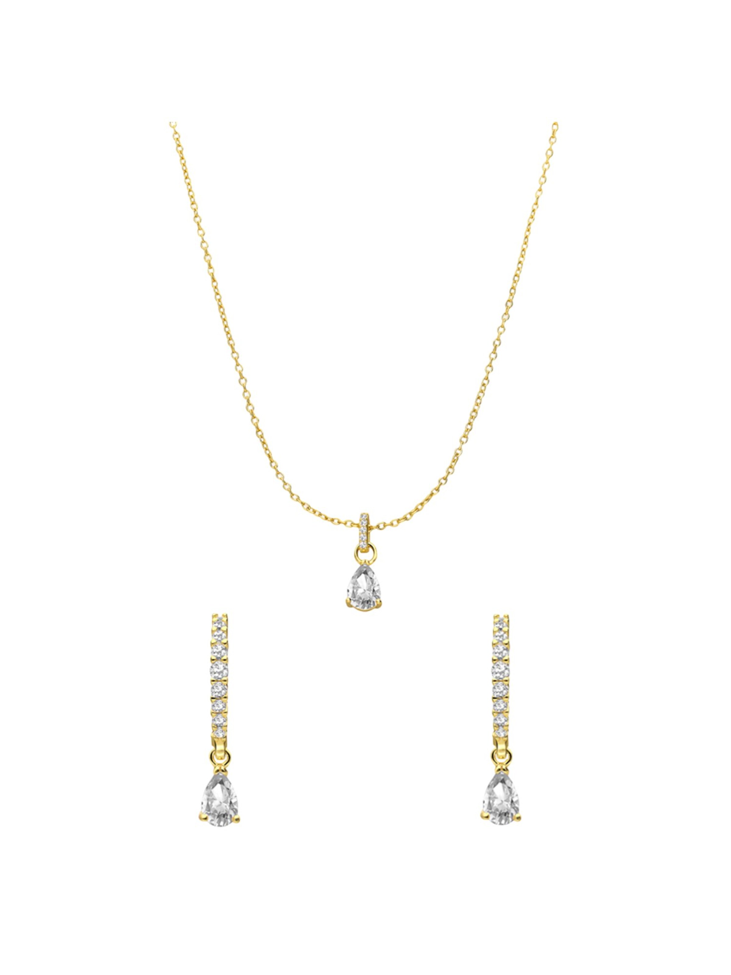 Lucardi Sieraden set in Goud: voorkant