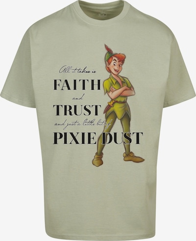 MT Upscale Shirt 'Disney 100 Peter Pan Faith and Trust' in Nude / Olive / Pastel green / Black, Item view