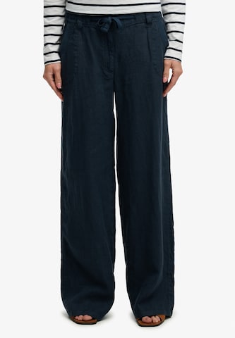 Superdry & Co Baggy Broek in Blauw: voorkant