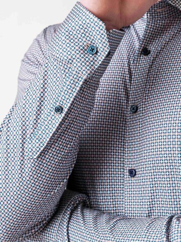 DESOTO Slim fit Button Up Shirt in Blue
