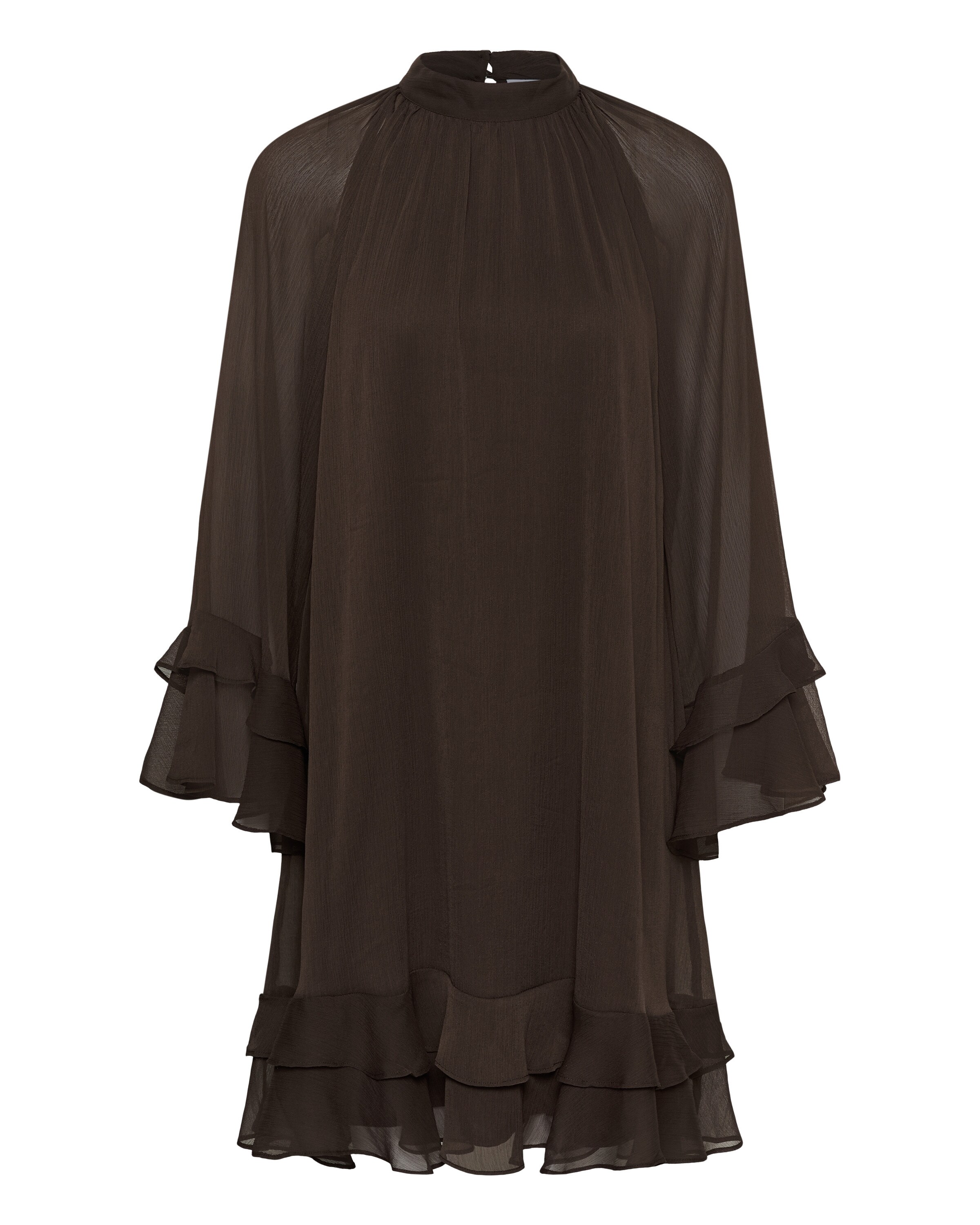 SAINT TROPEZ Kleid 'Labelle' in Braun: Vorderseite