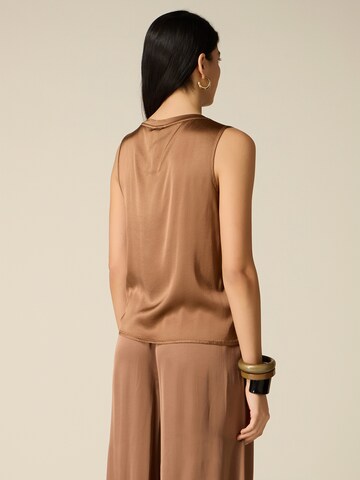 Haut oltre en marron