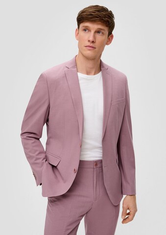 s.Oliver BLACK LABEL Slim fit Suit Jacket in Purple: front