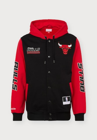 Mitchell & Ness Tréning dzseki 'NBA BULLS' - fekete: elől