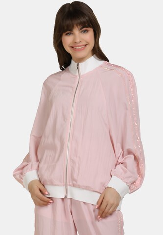 MYMO Tussenjas in Roze: voorkant