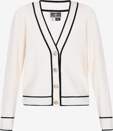 Cardigan DreiMaster Maritim en blanc : devant