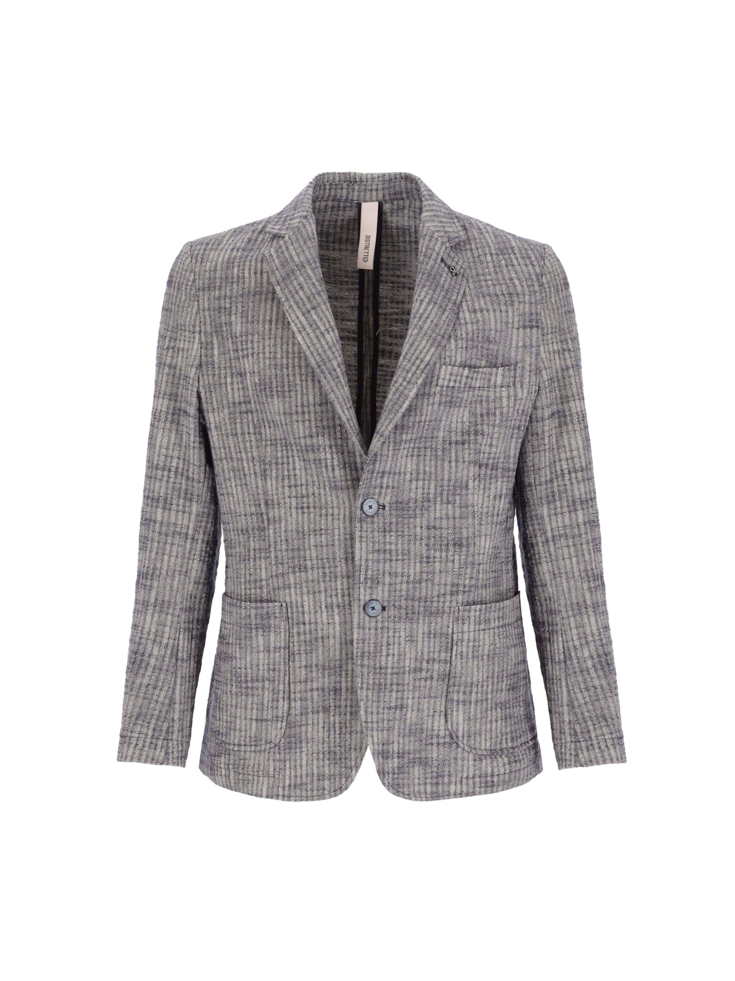 Regular fit Giacca da completo di Distretto12 in grigio: frontale