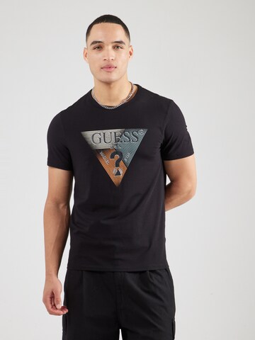 GUESS Póló - fekete: elől