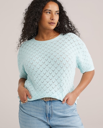 WE Fashion Pulóver - kék: elől