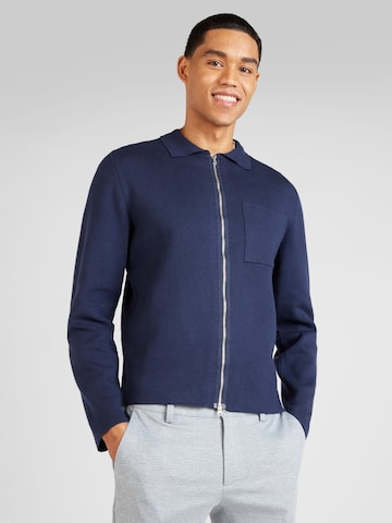 River Island Strickjacke in Blau: predná strana