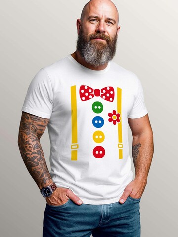 MoonWorks Shirt 'clown' in White