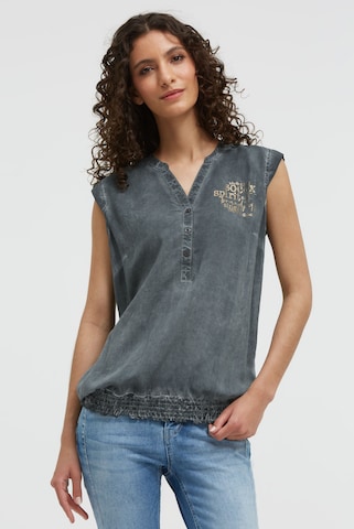 Soccx Blouse in Green: front