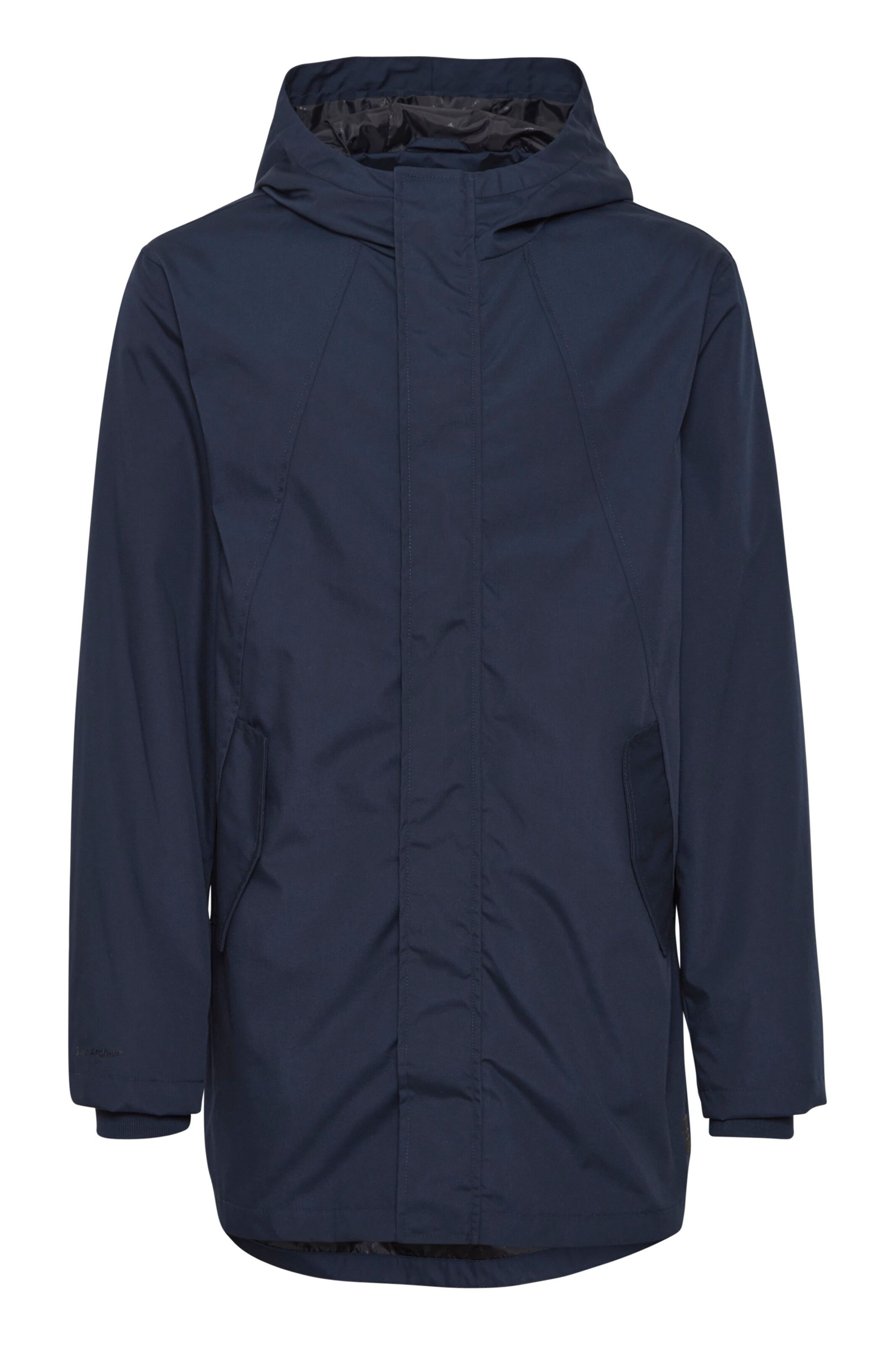 Veste mi-saison !Solid en bleu : devant