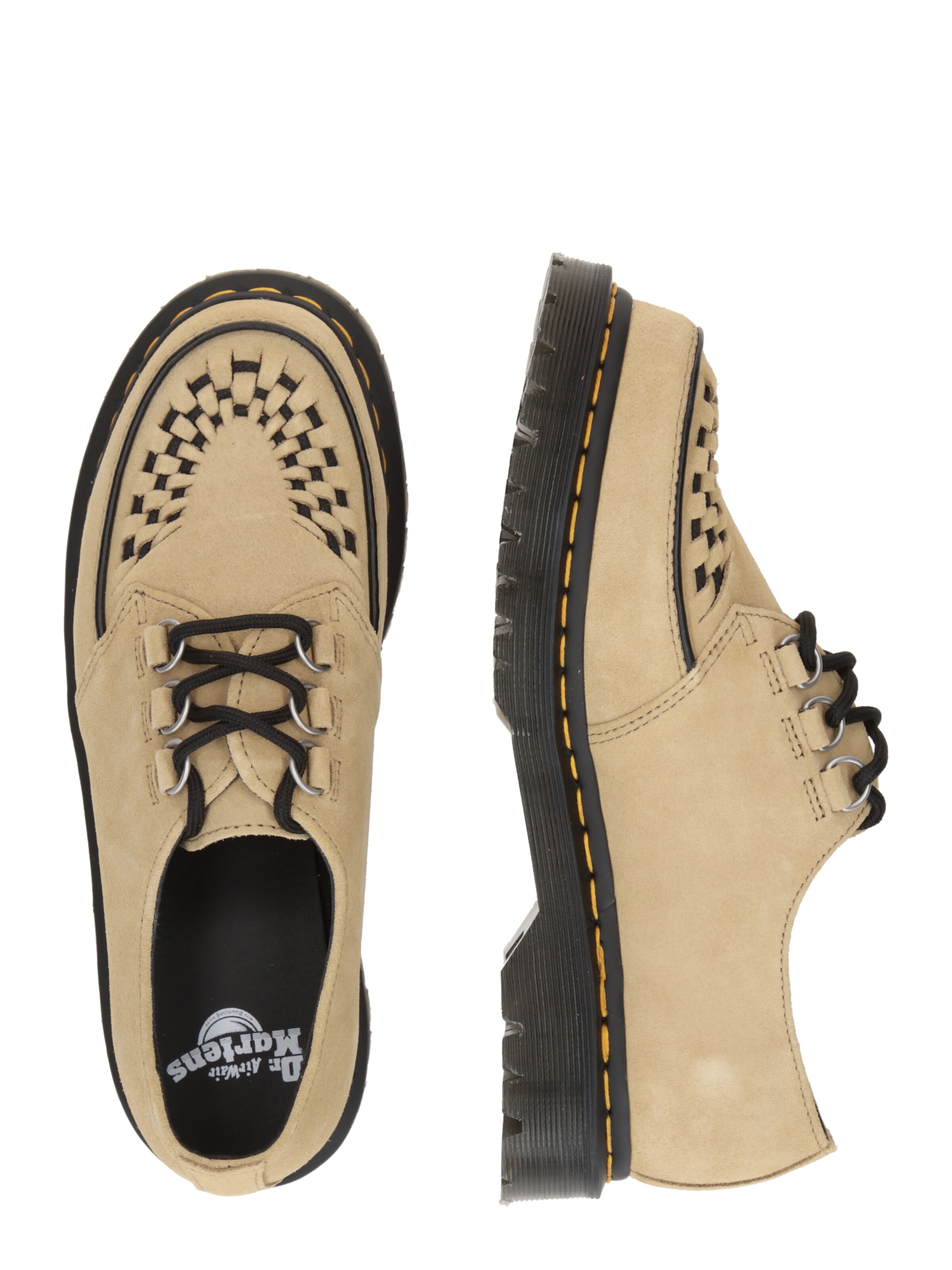 Dr. Martens Nauhakengät 'Ramsey Creeper' värissä beige