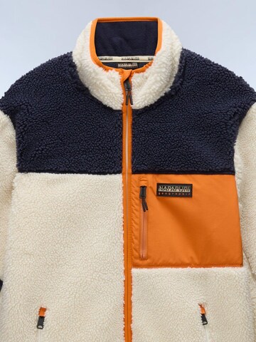 Giacca di pile di NAPAPIJRI in bianco