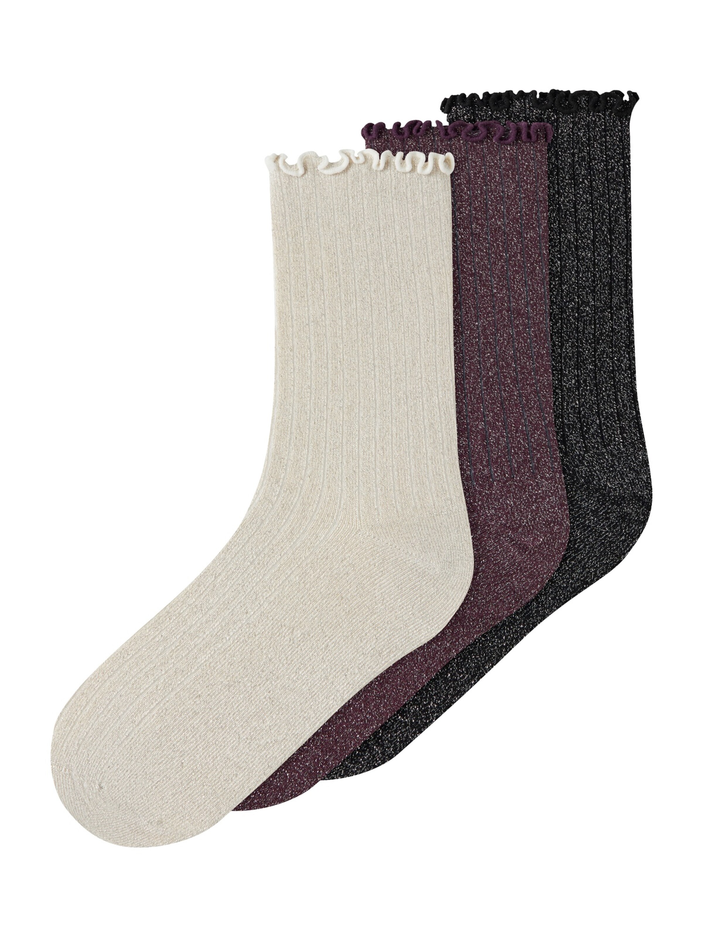 NAME IT - Calcetines 'NKFROSIE' en beige: frente