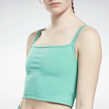 Reebok Sportovní top – zelená