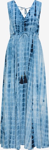 Vêtement de plage IZIA en bleu : devant