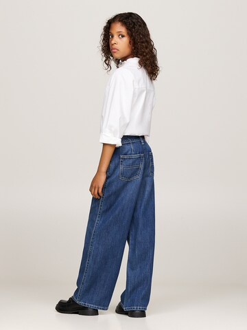 TOMMY HILFIGER Flared Jeans 'Pleat' in Blauw