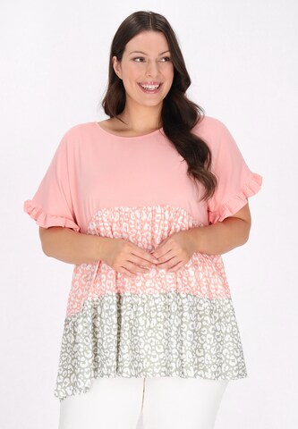 Usha Blouse in Pink: front