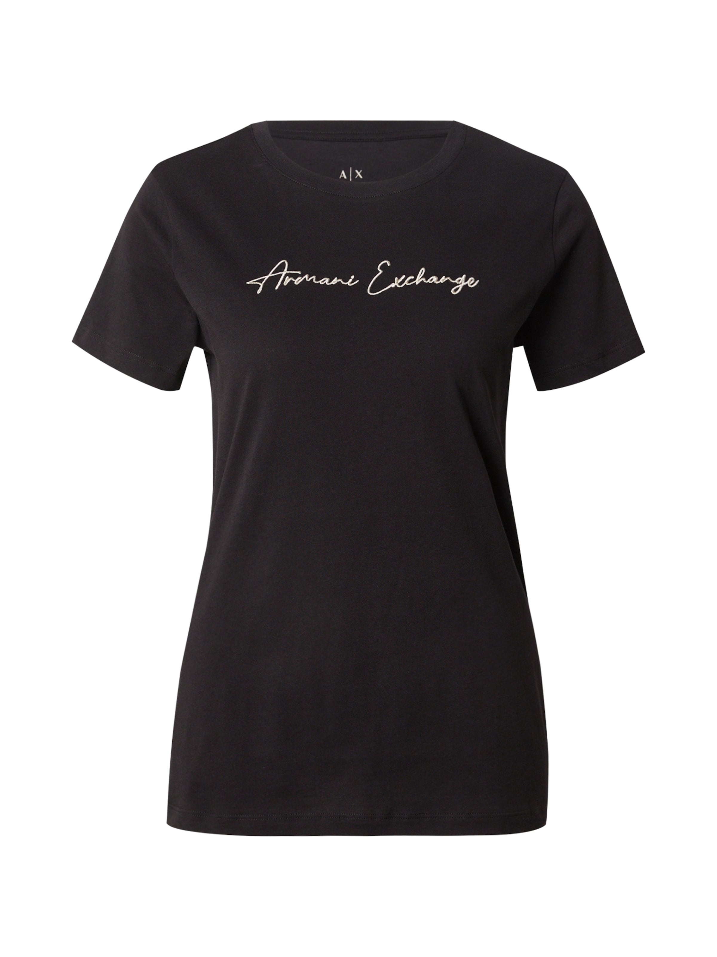 ARMANI EXCHANGE Μπλουζάκι σε μαύρο: μπροστά