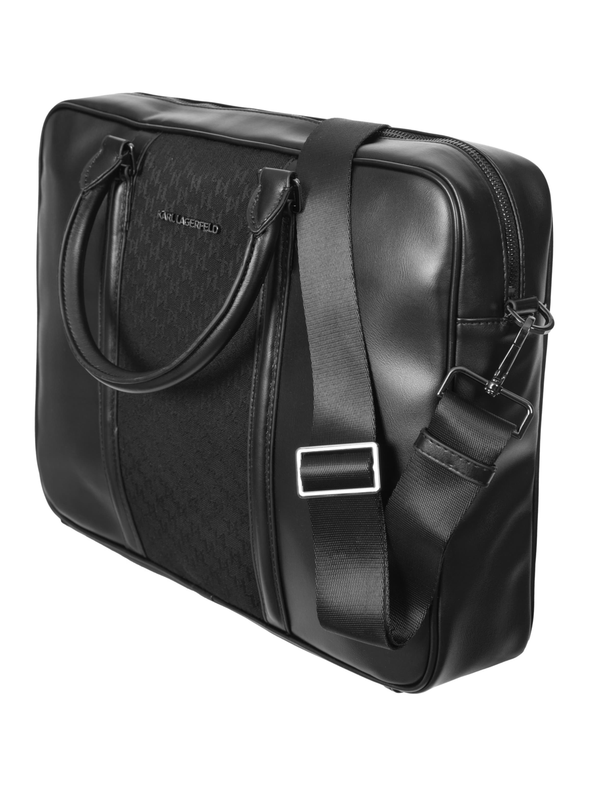Borsa per laptop di Karl Lagerfeld in nero