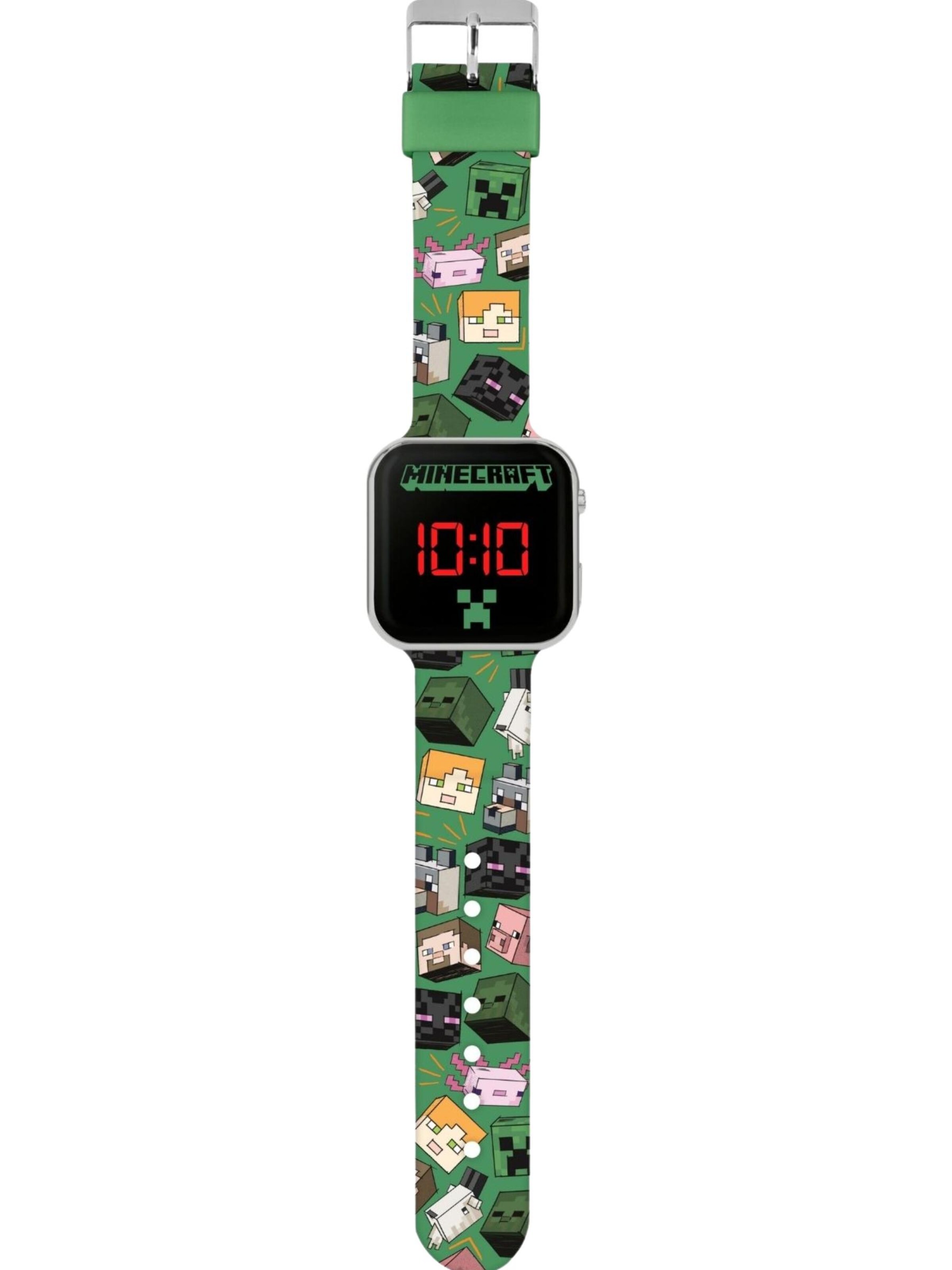 Montre 'Minecraft LED' DISNEY en vert
