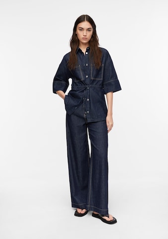 COMMA Wide Leg Jeans in Blau