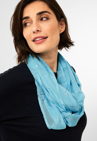 CECIL Scarf in Blue: front