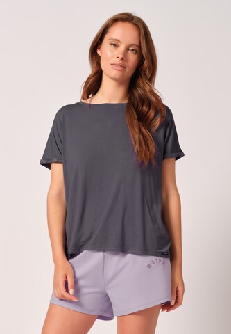 Skiny Shirt 'Every Night' in Grey: front