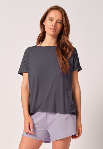 Skiny T-Shirt 'Every Night' in Grau: predná strana