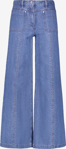 GERRY WEBER Pleated Jeans 'MIR' in Blue: front