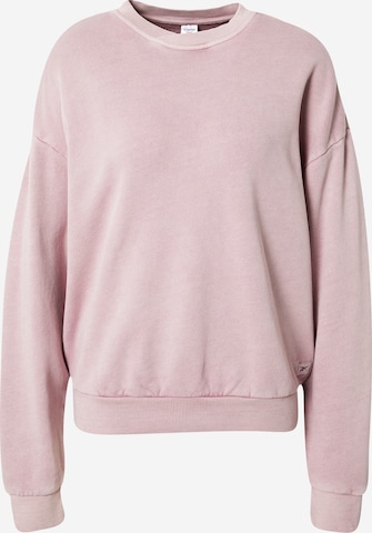 Reebok Sweatshirt in Lila: voorkant