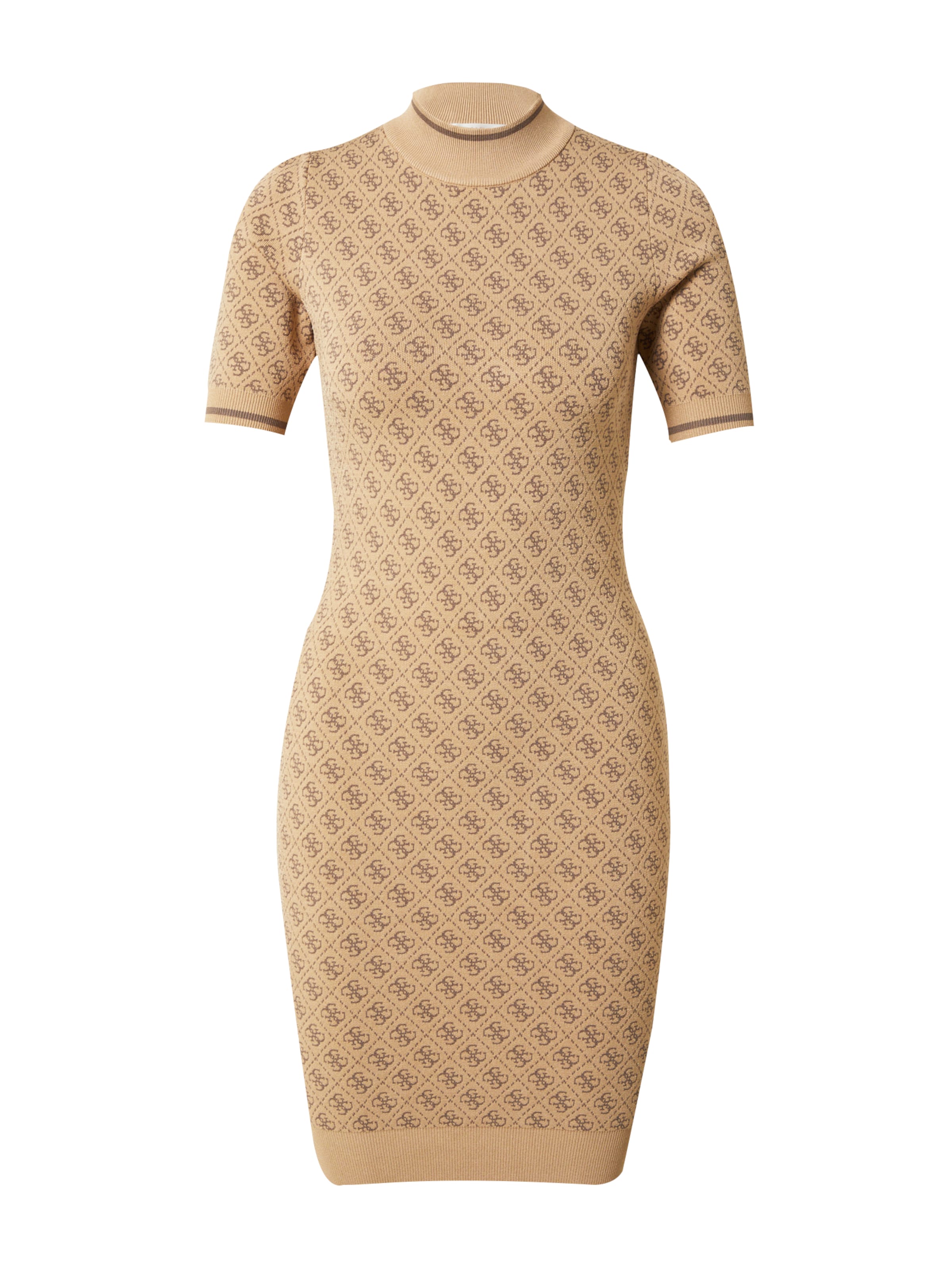 GUESS Πλεκτό φόρεμα &#x27;Lise&#x27; σε καφέ: μπροστά