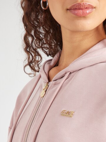 EA7 Emporio Armani Sweat jacket in Brown