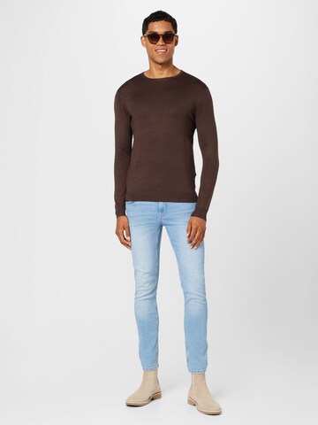 Only & Sons - Pullover 'WYLER' em castanho