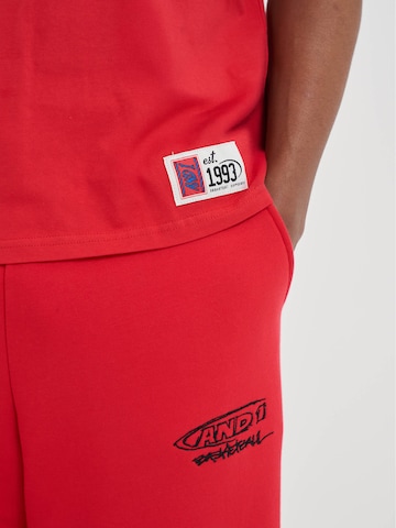 Loosefit Pantalon AND1 en rouge